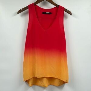 Akiko Silk Ombre Tank Top Small